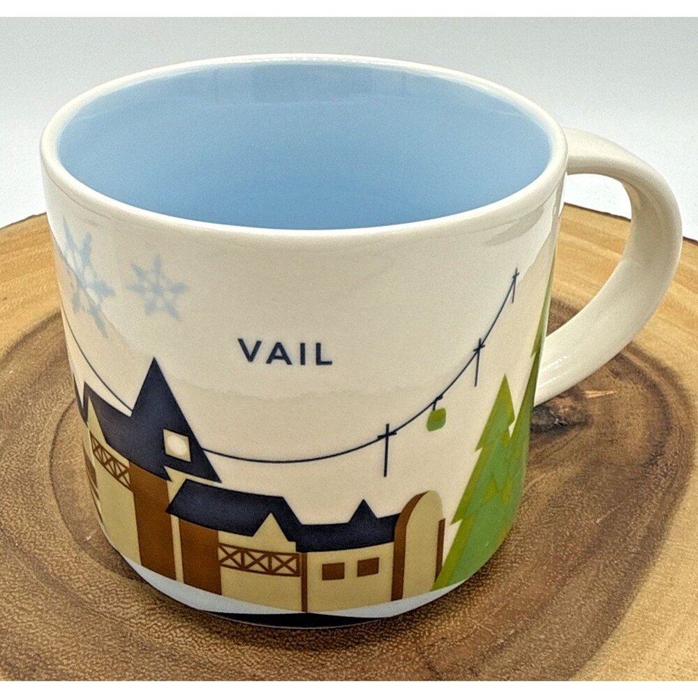 Starbucks Vail Colorado You Are Here Collection Mug 14 oz Coffee/Tea Cup